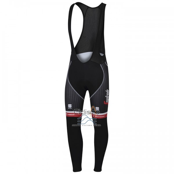 Trek Segafrojoo Ropa Ciclismo Culotte Largo 2017 Mangas Largas Rojo y Negro